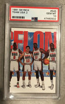 Authenticity Guarantee 
1991 Skybox Team USA 2 Basketball #545 PSA 10 Michael... - £212.72 GBP
