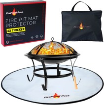 Fire Pit Mats For Under Fire Pit 24&quot; Round Non Combustable Heat Deflecto... - $44.95