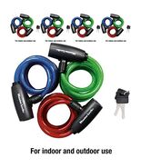 Master Lock 8127TRI Bike Lock Cables with Key, 3 Pack Keyed-Alike - $590.59 MXN