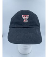 NIKE Texas Tech Hat Red Raiders Black Adjustable Dad Embroidered TTU - $12.43