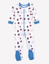 Kids Hanukkah Footed Cotton Pajamas Size 12-18 Mos - £16.79 GBP