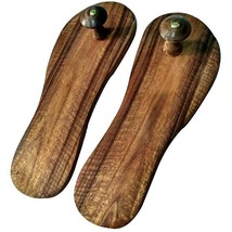 India Wood Khadau Pooja Articles, Charan Paduka, Slipper, Sandals (Standard,1 PC - £34.80 GBP