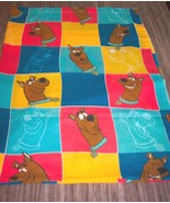 Vintage 1999 Hanna-Barbera SCOOBY-DOO Twin Size FLAT Sheet 1990&#39;s - $19.80