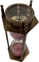 Hexagonal SANDTIMER | 3 Minute | Functional Compasses on Both Sides | Egg timers - £22.75 GBP