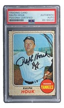 Ralph Houk Signed 1968 Topps #47 New York Yankees Trading Card PSA/DNA - £30.90 GBP
