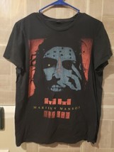 Marilyn Manson Shirt Bay Island Tag Black Size Medium - £14.34 GBP