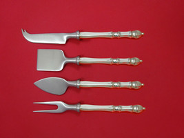 Carpenter Hall by Towle Sterling Silver Cheese Serving Set 4 Piece HHWS Custom - £255.59 GBP