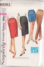 Simplicity Vtg 1965 Ptrn 6061 Sz 25 Misses&#39; Maternity Skirt Slacks Shorts Uncut - £3.11 GBP