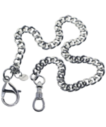 Stainless Steel Pocket Watch Chain Albert Chain with Swivel Albert Clasp... - $391.82 MXN