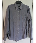 Mens XL Eddie Bauer Blue/Multicolor 100% Cotton Button Down Shirt - $350.51 MXN