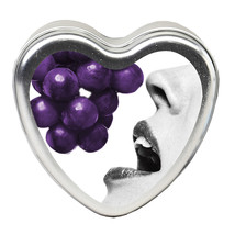 Candle 3 N 1 Heart Edible Grape 4.7 oz. - $17.83