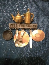 Kiss The Cook Brooch / Pin Has K&amp;T Stamped On It  - £7.89 GBP