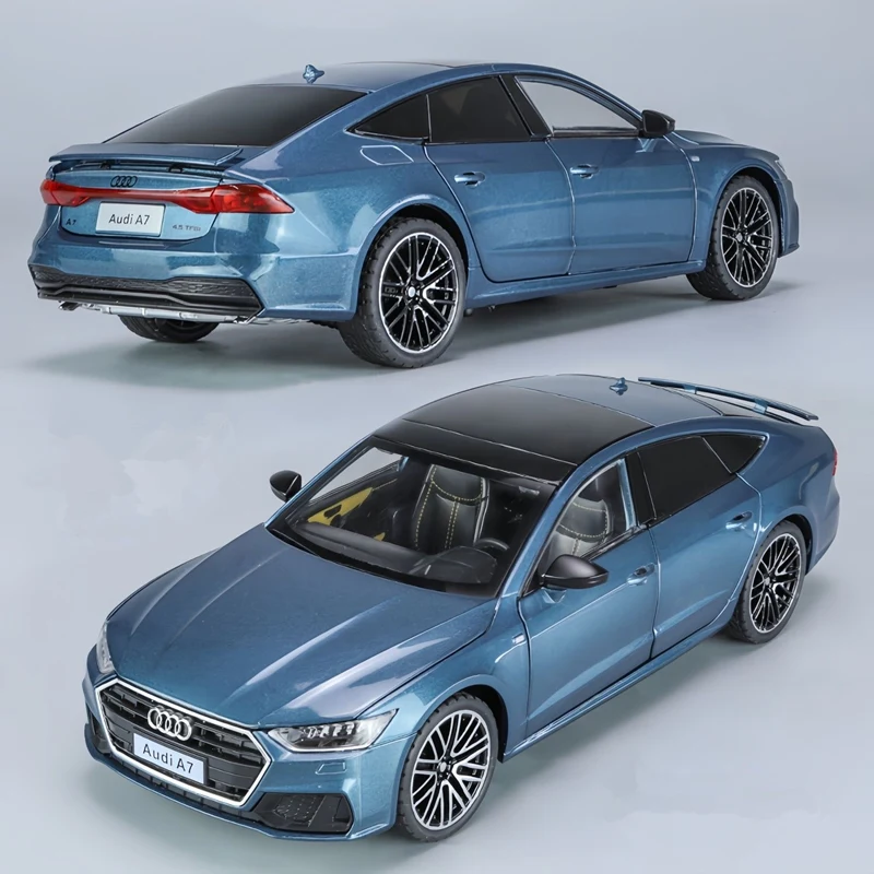 1:24 AUDI A7 Coupe Alloy Car Model Diecast Metal High Simulation Sound a... - £19.44 GBP