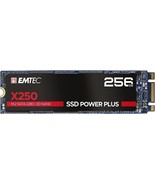 Emtec X250 Power Plus M.2 SATA SSD (256GB) Computer Drive - $341.05 MXN