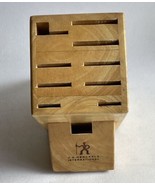 J.A.Henckels International Knife Block 9 Slot Wood - $11.67 CAD