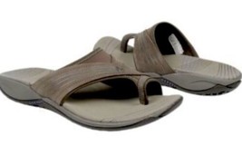 Merrell Sundew Bungee Walking Comfort Sandals Brown Neoprene Size 6 - £13.63 GBP