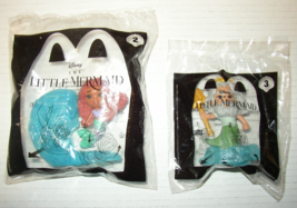 Lot Of 2 McDonalds Disney Little Mermaid Toys Ariel + King Triton 2022 NIP - £8.55 GBP