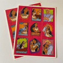 Vintage Disney Pocahontas Sticker Sheets - £4.78 GBP