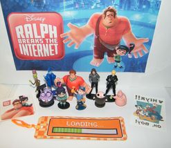 Disney Wreck-It Ralph Breaks the Internet Movie Party Favors 13 w/10 fig... - £12.47 GBP