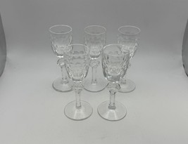Set of 5 Waterford Crystal CURRAGHMORE Cordial Glasses - $119.99