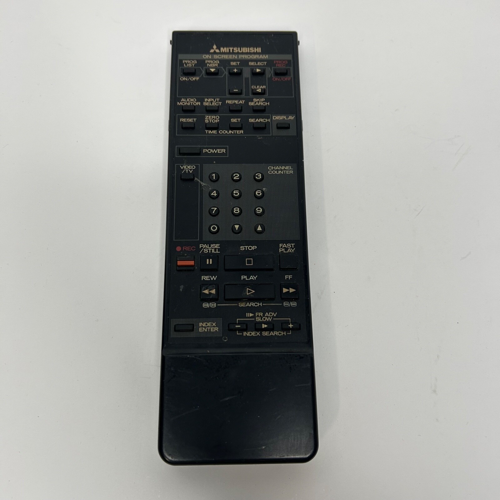 Mitsubishi 939P238A1 Factory Original VCR Remote Control For Mitsubishi HS-U50  			