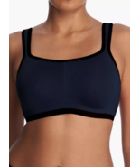 Natori 731050 Yogi Convertible Sports Bra SZ 36B Navy Black $72 - $40.54