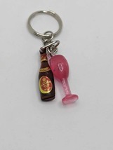 Miniature Cognac Camus Grand VSOP With Pink Glass Keychain(Non Alochol) - £23.75 GBP