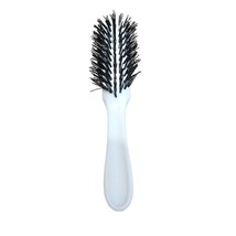 Hair Styling Brush White Purse Size  7- 1/2 Inch Nylon Brush  - $15.27