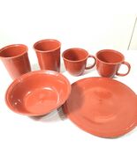 Step2 Kitchen plate bowl cups mugs red brown copper Timeless Trends Repl... - $12.54 CAD