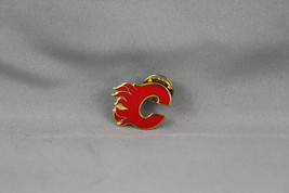 Calgary Flames Pin (VTG) - Flaming C logo - Stamped Pin - $15.00