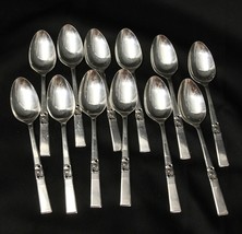 Oneida Morning Star Teaspoons 6-1/8&quot; Lot of 12  Silverplate - $24.49