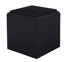 Large/Adult 280 Cubic Inch Bombay Cultured Granite Cube Cremation Urn For Ashes - £236.39 GBP
