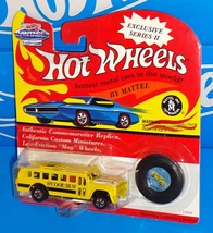 Hot Wheels 1994 Vintage Collection Series II S&#39;Cool Bus Yellow Funny Car w/ RLs - £16.12 GBP