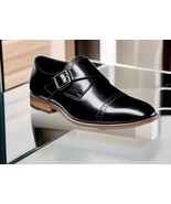 New Men&#39;s Dress Shoes Stacy Adams Memory Foam Monk Strap Slip Black Size 10 - $1,228.15 MXN
