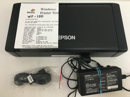 Epson WorkForce WF-100 Color Inkjet Mobile/Laptop/Battery Printer Nice! - $644.93 MXN