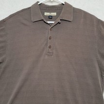 Tommy Bahama Mens Polo Shirt Size Large Brown Short Sleeve Casual Golf - £18.36 GBP