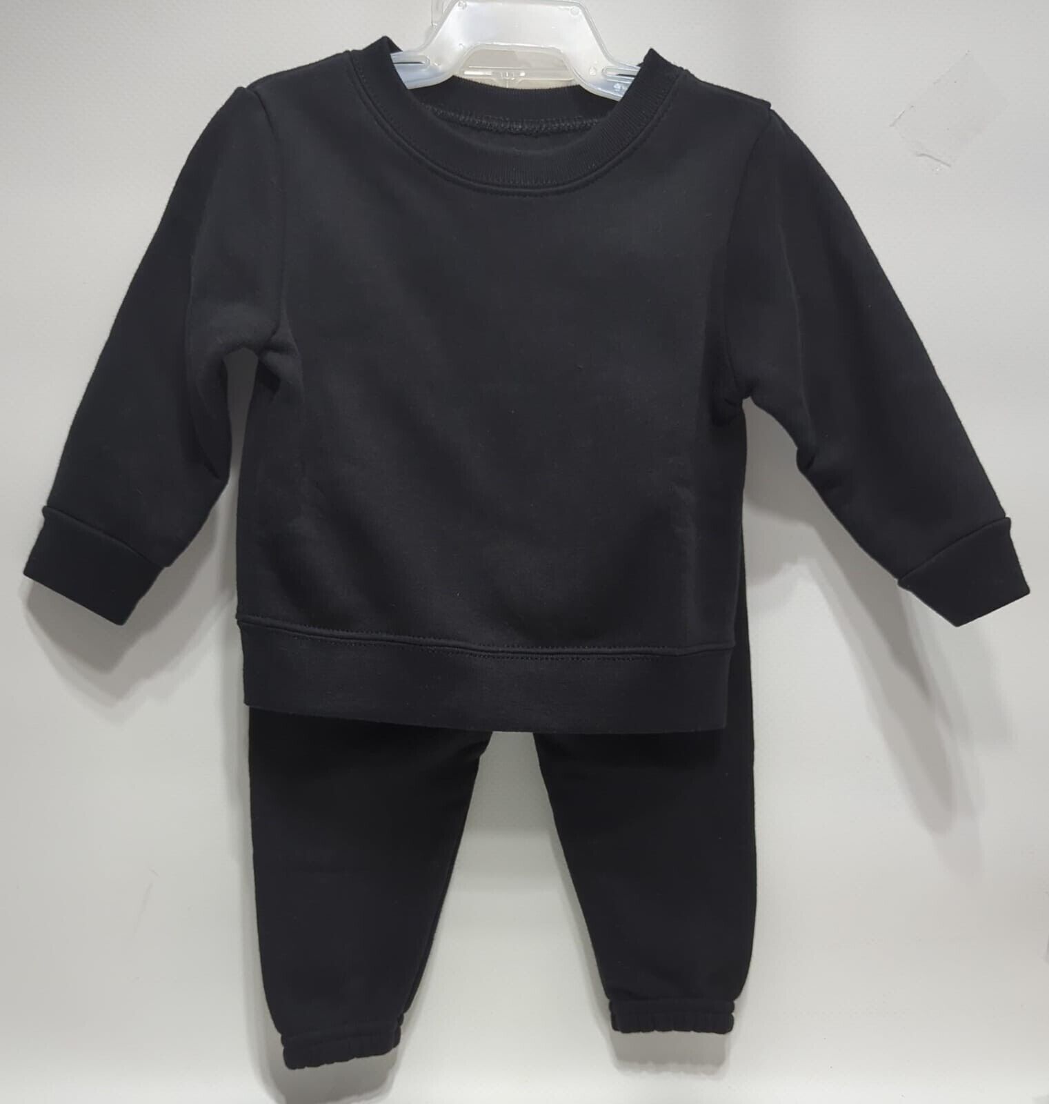 Primary image for Garanimals Toddler Boy 2 Piece Fleece Top & Jogger Pant Set, Black Size 18M