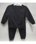 Garanimals Toddler Boy 2 Piece Fleece Top &amp; Jogger Pant Set, Black Size 18M - €14,54 EUR