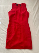 Liz Claiborne Women s Red Classic Dress Size 8 - e281 - $423.30 MXN