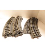 MTH TRAINS  40-1002 - REALTRAX EIGHT SECTIONS OF 031 CURVE- SOLID RAIL- M4 - $446.69 MXN