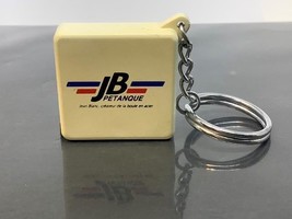Vintage Promo Keyring Jb Petanque Keychain J EAN Blanc Porte-Clés Tape Measure - £6.43 GBP