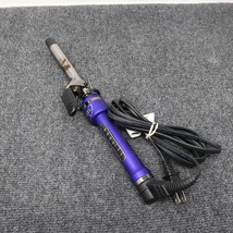 ION Titanium Pro Purple Curling Iron 3/4 In Model FDJ-039 Tested works - £15.52 GBP