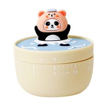 Cartoon Panda Bubble Bath Mechanical Timer 60 Minutes Kitchen Gadget Cooking Clo - $15.67