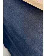 10 YARDS USA MADE DEEP INDIGO DENIM 10 ozs RING SPUN 100% COTTON FABRIC 68" WIDE - $113.84