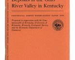 Hydrology of the Alluvial Deposits in the Ohio River Valley in Kentucky - £9.37 GBP