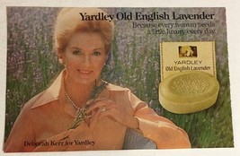 1970s Yardley Old English Lavender Vintage Print Ad Deborah Kerr pa31 - £5.93 GBP