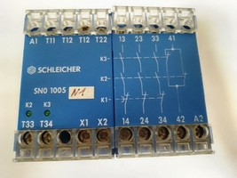Schleicher SNO 1005-17 Safety Relay  SNO100517 - £75.72 GBP