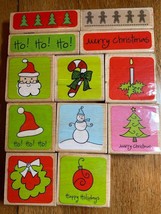 Christmas rubber stamp set #33 - £8.01 GBP