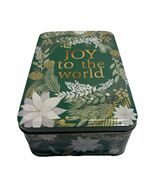 “Joy To The World” Large Christmas Metal Tin Container (SHIPS IN 24 HOURS) - $18.69