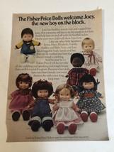 Vintage Fisher Price Dolls print ad 1975 Ph2 - $8.90